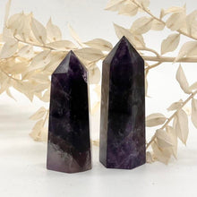 Load image into Gallery viewer, Amethyst Crystal Tower point Generator Purple Tower
