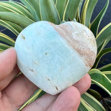 Load image into Gallery viewer, Caribbean Calcite Heart Crystal Gift for Her Blue CrystalHeart
