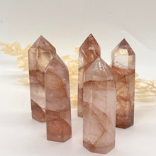 Load image into Gallery viewer, Fire Quartz Crystal Tower Point Generator
