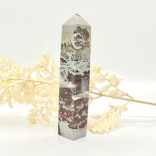 Load image into Gallery viewer, Dendritic Picture Jasper Tower Point Generator stone Crystal
