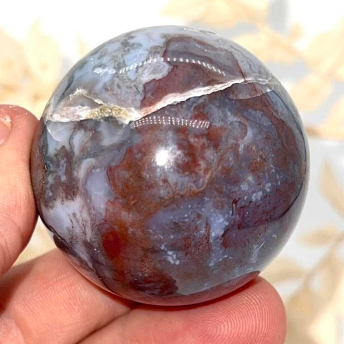 Ocean Jasper Crystal Ball Crystal Sphere Metaphysical, Crystals, Healing, Stone Sphere