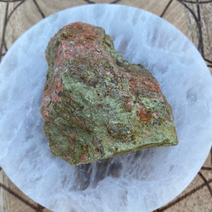 Unakite Raw Crystal Rock Chunk