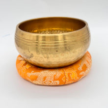 Load image into Gallery viewer, Hand Made Fabric Donut 12cm  Singing Bowl Sound Healing Nepalese
