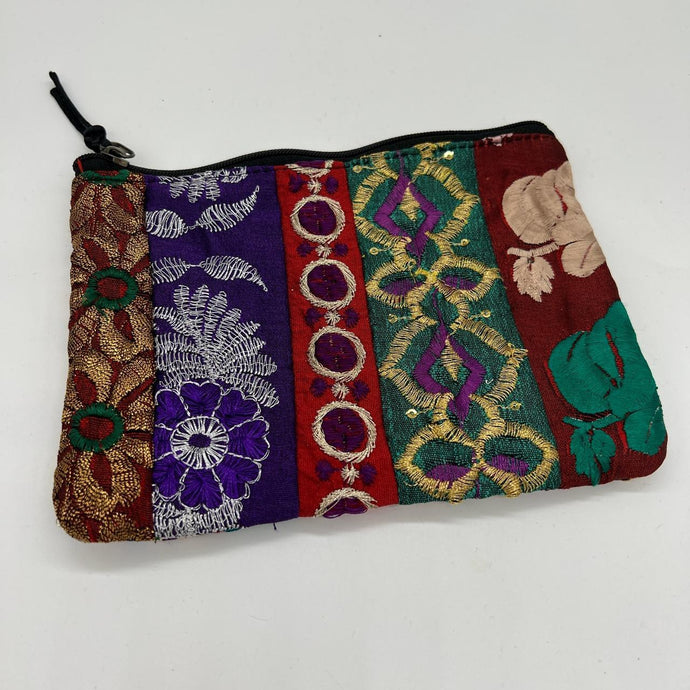 Boho Purse Coin Purse Make-up Bag Lined