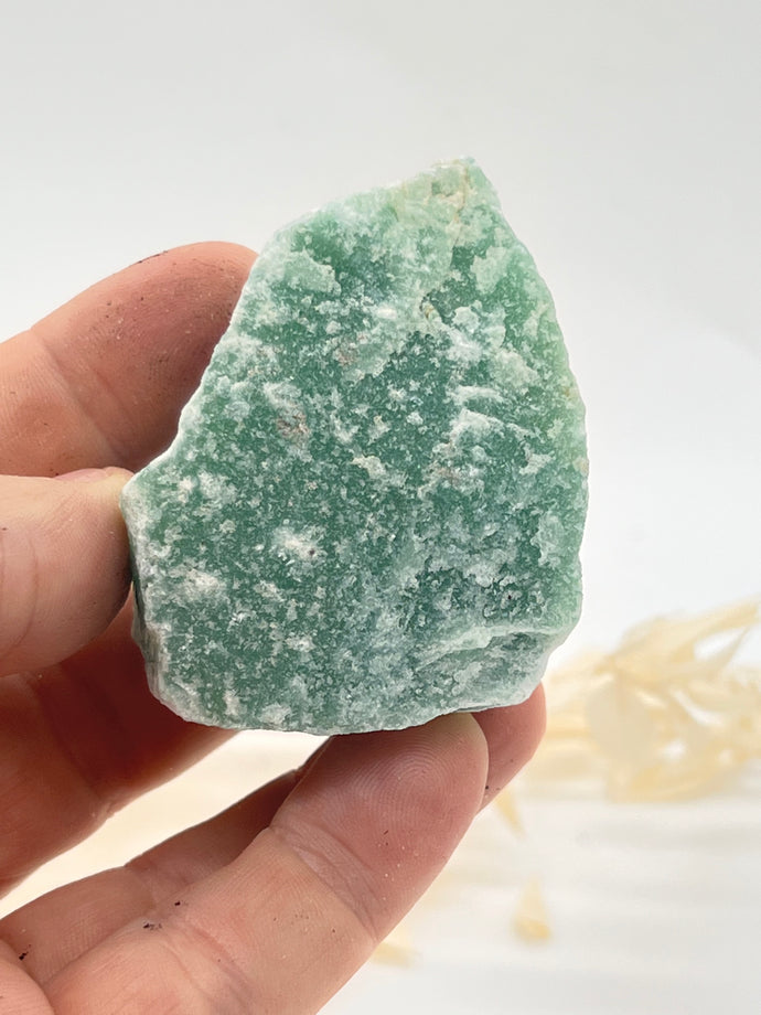 Green Quartz Raw Chunk Crystal