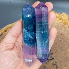 Load image into Gallery viewer, Fluorite Crystal Double Terminated Point
