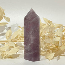 Load image into Gallery viewer, Plum Blossom Pink Tourmaline Crystal Tower Point Generator
