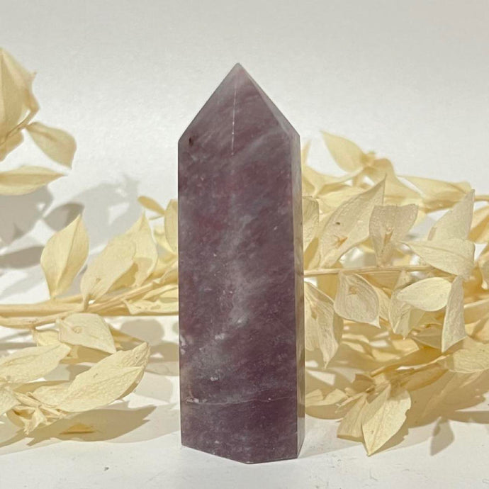 Plum Blossom Pink Tourmaline Crystal Tower Point Generator