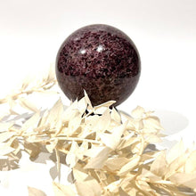 Load image into Gallery viewer, Red Garnet Crystal Sphere Metaphysical, Crystals, Healing, Stone Sphere
