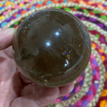 Load image into Gallery viewer, Smokey Quartz Crystal Sphere Crystal Ball Specimen Gift
