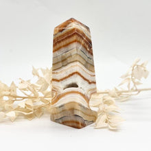 Load image into Gallery viewer, Brown Aragonite Crystal Tower Obelisk Crystal Tower
