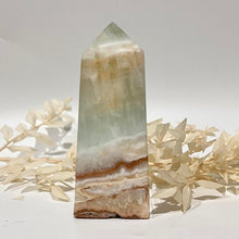 Load image into Gallery viewer, Caribbean Calcite Crystal Tower Point Generator
