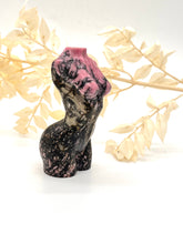 Load image into Gallery viewer, Rhodonite Goddess Crystal, Lady Body, Gift for Her
