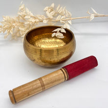 Load image into Gallery viewer, Tibetan Brass Singing Bowl Sound  11cm Healing Bowl
