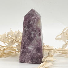 Load image into Gallery viewer, Lepidolite Crystal Tower Generator Point Gift for Her
