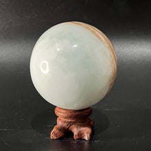 Load image into Gallery viewer, Caribbean Blue Calcite Crystal Sphere ball
