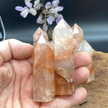 Load image into Gallery viewer, Fire Quartz Crystal Tower Point Generator
