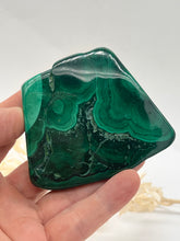 Load image into Gallery viewer, Malachite Polished Crystal Slab Raw Crystal
