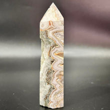 Load image into Gallery viewer, Crazy Lace Agate Tower Crystal
