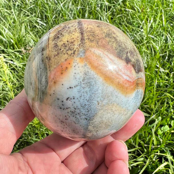 Ocean Jasper Crystal Sphere Crystal Ball Specimen Gift