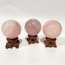 Load image into Gallery viewer, Rose Quartz Crystal Sphere Crystal Ball Specimen Gift
