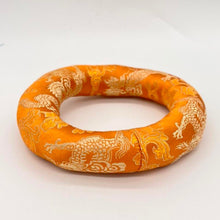 Load image into Gallery viewer, Hand Made Fabric Donut 12cm  Singing Bowl Sound Healing Nepalese
