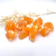 Load image into Gallery viewer, Orange Calcite Raw Crystal Rock Chunk
