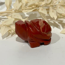 Load image into Gallery viewer, Red Jasper Tortoise / Turtle Crystal Carving
