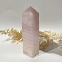 Load image into Gallery viewer, Mangano Calcite  Crystal Tower Obelisk Point
