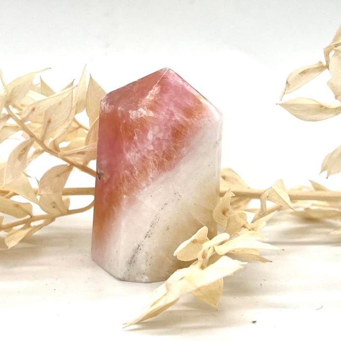 Pink Aragonite Crystal Tower Point Obekisk  Pink Crystal