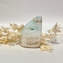 Load image into Gallery viewer, Caribbean Calcite Crystal Freeform Crystal Rock Blue Crystal
