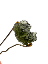 Load image into Gallery viewer, Moldavite Genuine A Grade 1.33g  Raw Crystal Specimen with Certificate of Authenticity
