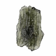 Load image into Gallery viewer, Moldavite Genuine A Grade 0.72g  Raw Crystal Specimen with Certificate of Authenticity
