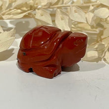 Load image into Gallery viewer, Red Jasper Tortoise / Turtle Crystal Carving
