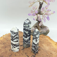 Load image into Gallery viewer, American Zebra Jasper Crystal Tower Point Generator
