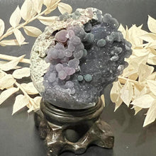 Load image into Gallery viewer, Grape Agate Crystal sphere Crystal Ball Specimen Gift
