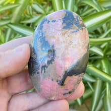 Load image into Gallery viewer, Rhodonite Crystal Palm Stone Palmstone
