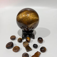 Load image into Gallery viewer, Tigers Eye Crystal Sphere Crystal Ball
