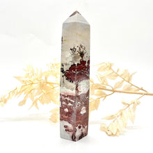 Load image into Gallery viewer, Dendritic Picture Jasper Tower Point Generator stone Crystal
