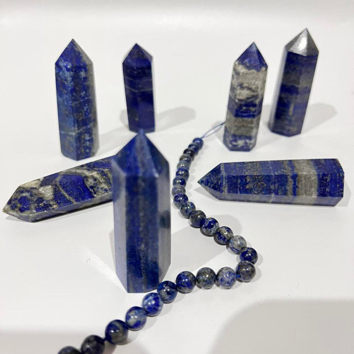 Lapis Lazuli Tower Point Crystal Generator