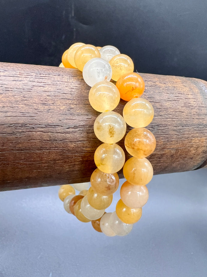 Golden Healer Crystal Bead Bracelet