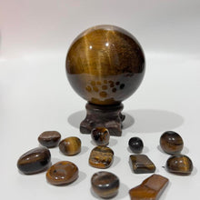 Load image into Gallery viewer, Tigers Eye Crystal Sphere Crystal Ball
