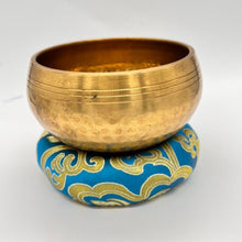 Load image into Gallery viewer, Hand Made Fabric Donut 12cm  Singing Bowl Sound Healing Nepalese
