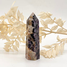 Load image into Gallery viewer, Chevron Amethyst Crystal Tower Point Generator
