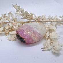 Load image into Gallery viewer, Pink Aragonite Crystal Palm Stone Pink Crystal
