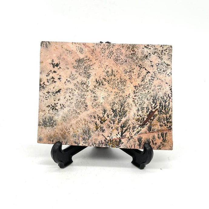 Dendritic Picture Jasper Slab Stone Crystal