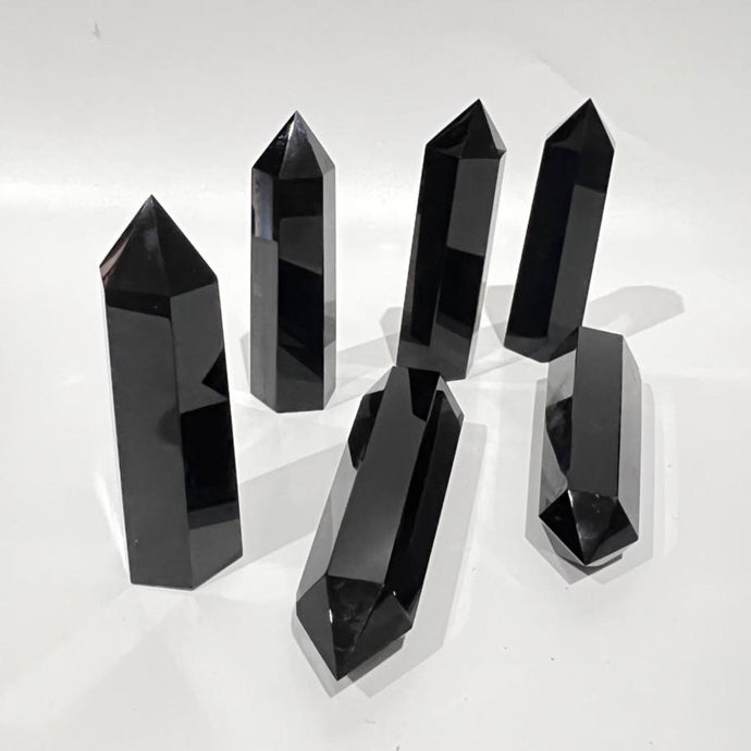 Black Obsidian Tower Point Generator Crystal