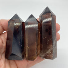 Load image into Gallery viewer, Rainbow Smokey Quartz Crystal Tower Point Generator
