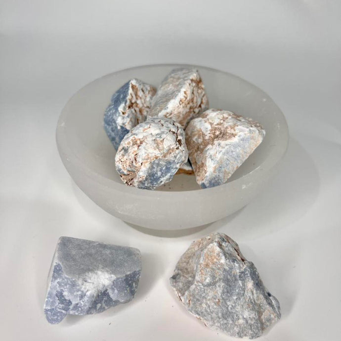 Angelite Raw crystal chunk Stone