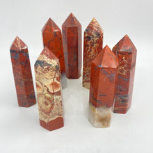 Load image into Gallery viewer, Red Jasper Crystal Tower Point Generator
